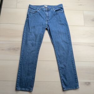 Peter Millar Jeans Mens 36x32 Pilot Blue Mill Denim Classic Straight Leg Stretch